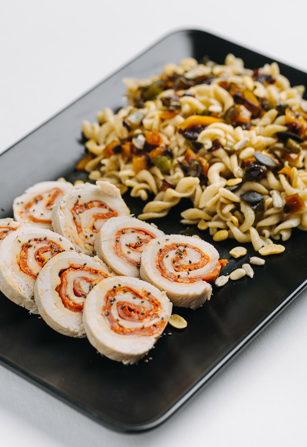 Ballotine de poulet au chorizo
